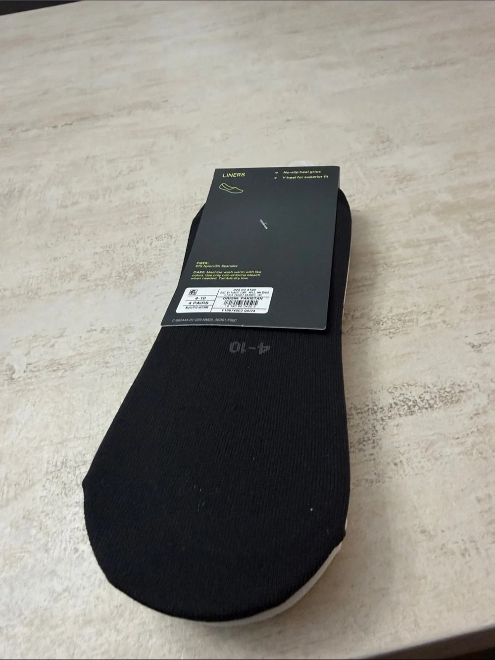 all in motion 3 pair No-Show Liner Socks - Women's Pack